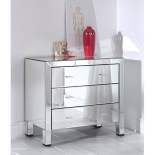 Double mirrored deals chest of drawers